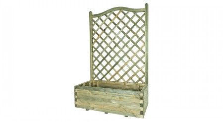 Rectangular Planter &Trellis